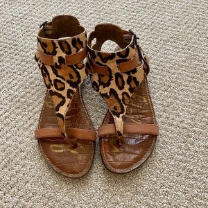 Sam Edelman leopard sandals